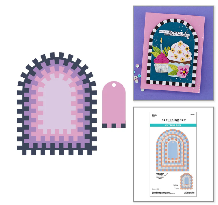 Spellbinders Color Block Accent Arches