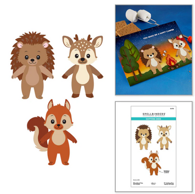 Spellbinders Woodland Trio Die