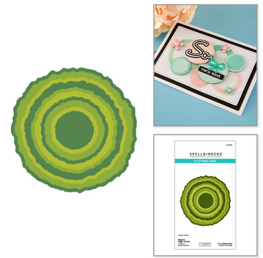 Spellbinders Ripped Edge Circles Dies