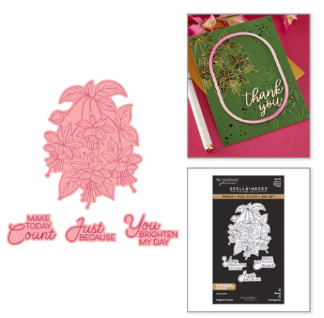 Spellbinders Magical Fuchsia Press + Foil Plates