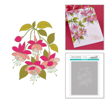 Spellbinders Layered Magical Fuchsia Stencil