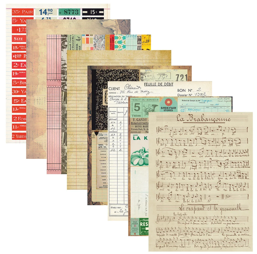 Spellbinders Reminiscence Patterned Cardstock