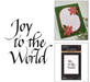 Spellbinders Upright Italic Joy To the World Press Plate