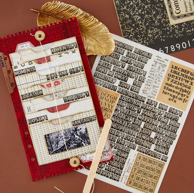 Spellbinders Noted Details Rub Ons By Esther Glass