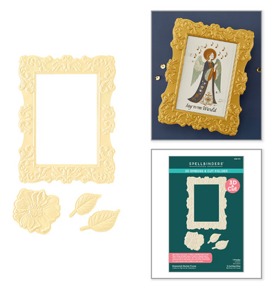 Spellbinders Greenwich Market Frame Embossing Folder/Die