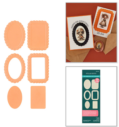 Spellbinders Scalloped Frames 3D Emboss & Cut Folder