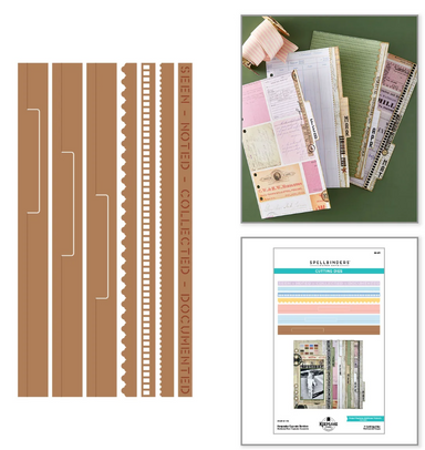 Spellbinders Keepsake Capsule Borders Die