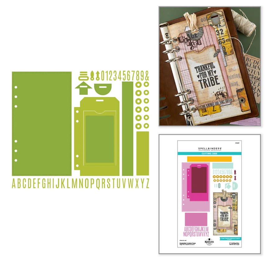 Spellbinders Keepsake Capsule Page Dies By Esther Glass