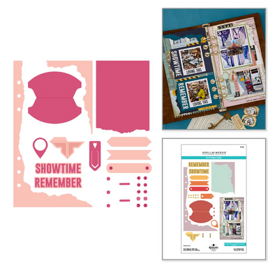 Spellbinders Torn Edges With Tag Die