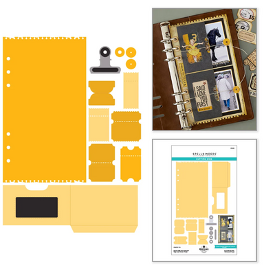 Spellbinders Page With Flap Pocket Dies By Esther Glas