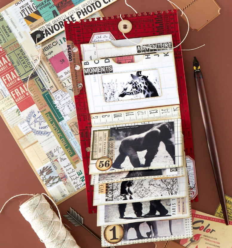 Spellbinders Page With Flap Pocket Dies By Esther Glas
