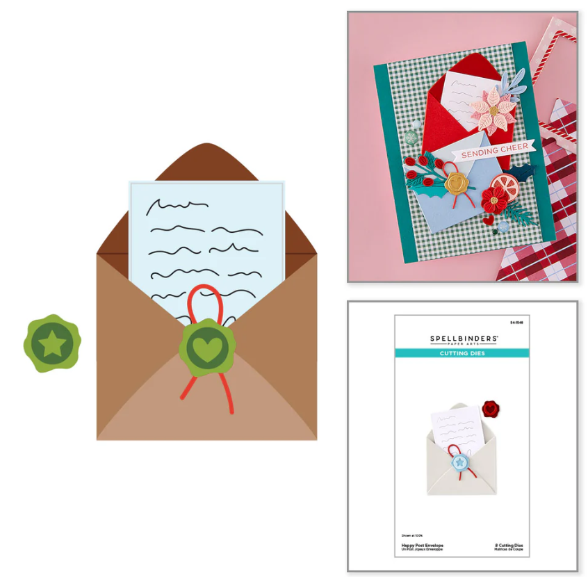 Spellbinders Happy Post Envelope Die