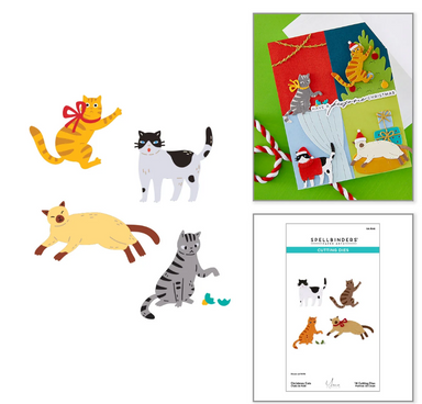 Spellbinders Christmas Cats Dies