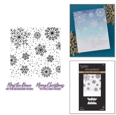 Spellbinders Winter Peace Press + Foil Plate + Die Set