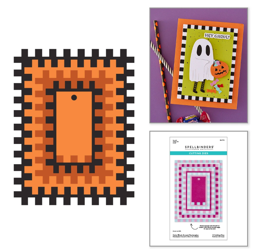 Spellbinders Color Block Accent Rectangles Dies