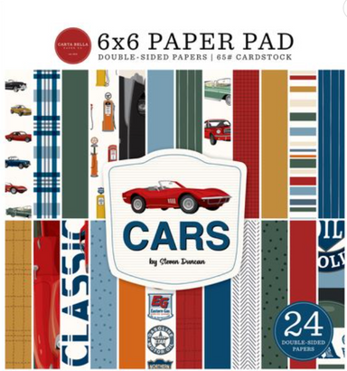 Carta Bella Cars 6X6 Paper Pad
