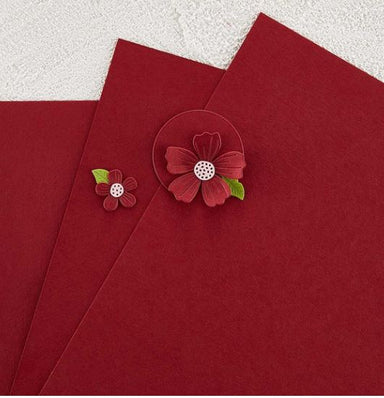 Spellbinders Crimson 8.5x11 Cardstock (10)