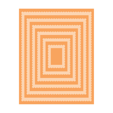 Tonic Scalloped Rectangle Layering Dies