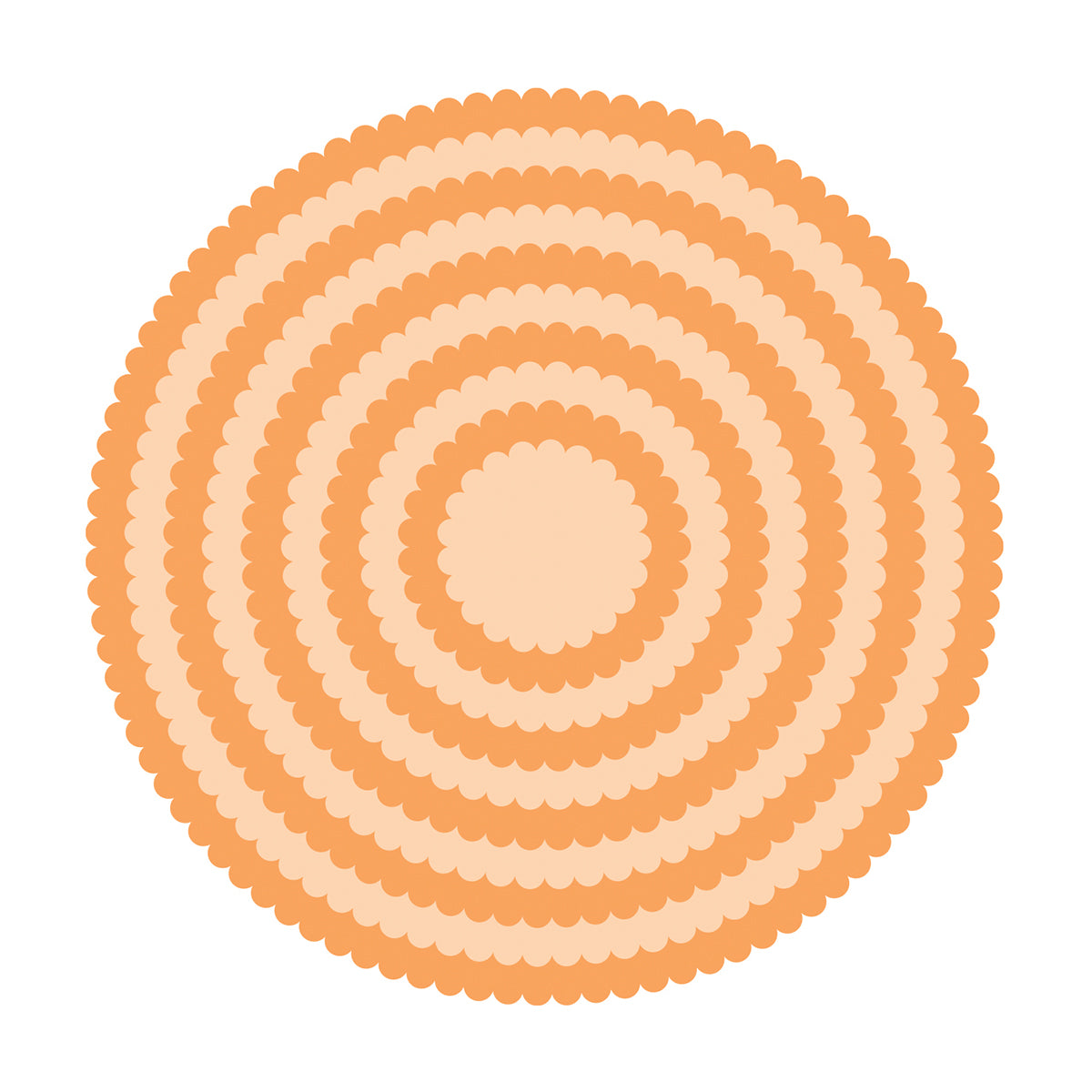 Tonic Scalloped Circles Layering Dies