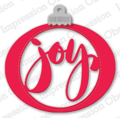 Impression Obsession Joy Ornament Die