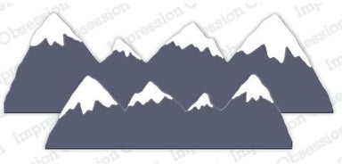 Impression Obsession Snow Capped Mountains Die