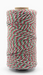 May Arts 100% Cotton Twine Red, Green & White 110 Yrds