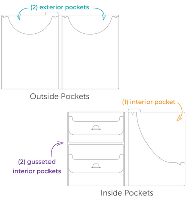 TOO Fancy Folios - 3 Per Package