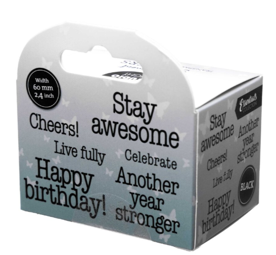Studio Light Sentiment Stickers - Black