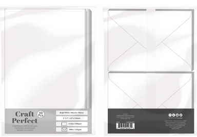 Tonic Craft Perfect 5X7 Cards & Envelopes - 50/PKG