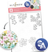 Altenew Stencil Art: Ditsy Flowers Wallpaper layering Stencil Set (7 Stencils)
