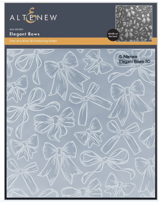 Altenew Elegant Bows 3D Embossing Folder