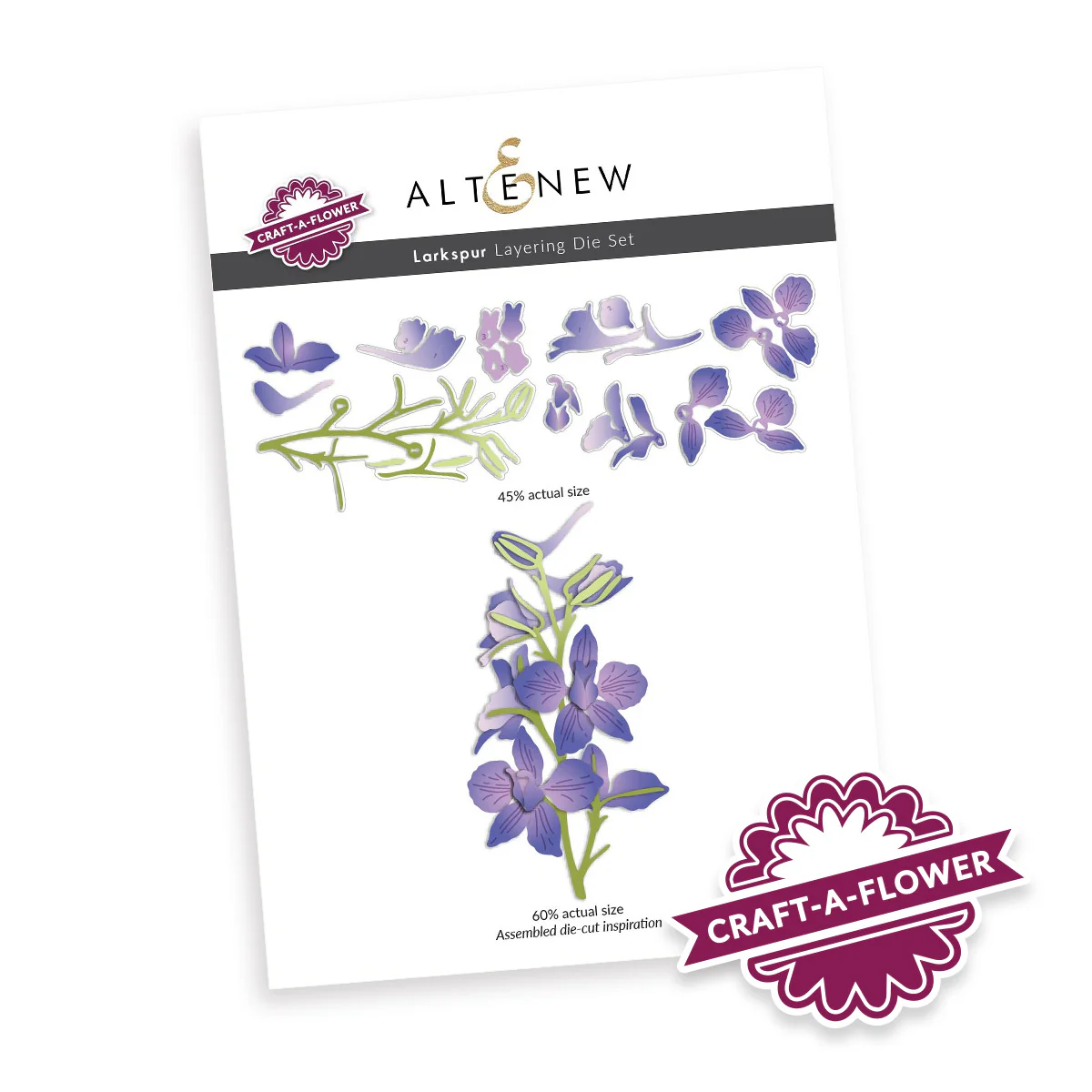 Altenew Larkspur Layering Die Set