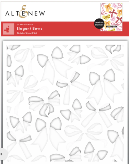 Altenew Elegant Bows Stencils (4 Stencils)