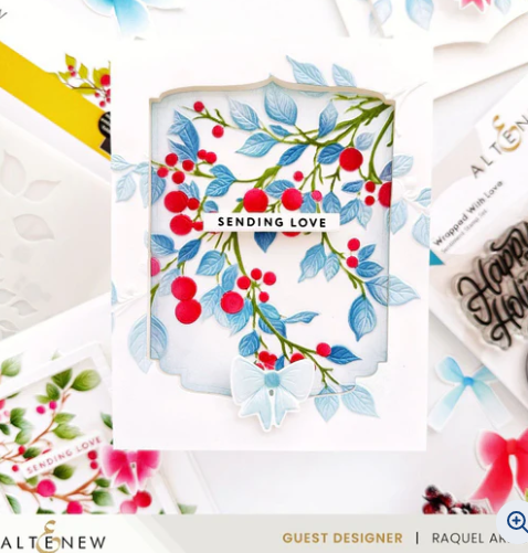 Altenew Lush Berry Branch 3D Embossing Folder