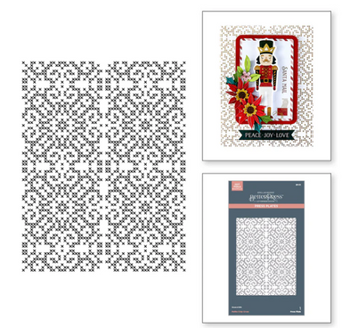 Spellbinders Press Plate Petite Criss Cross