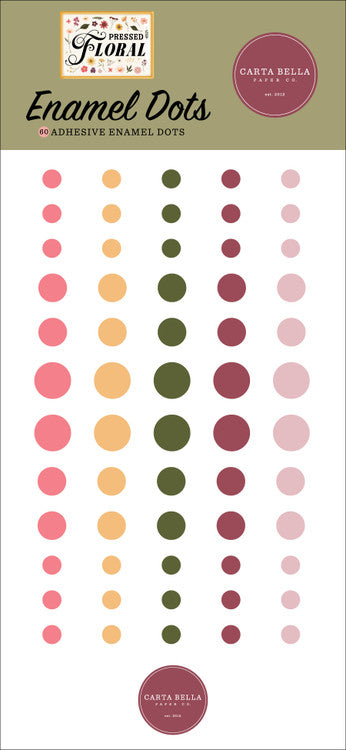 Carta Bella Pressed Floral Enamel Dots