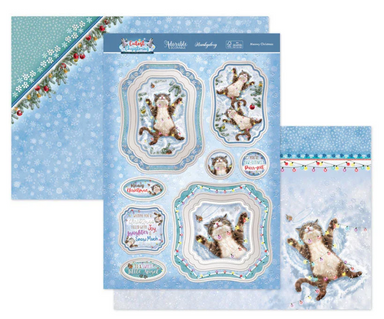 Hunkydory Meowy Christmas Adorable Scorable Topper Set