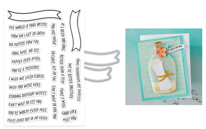 Hero Arts Banner Days Stamp & Die