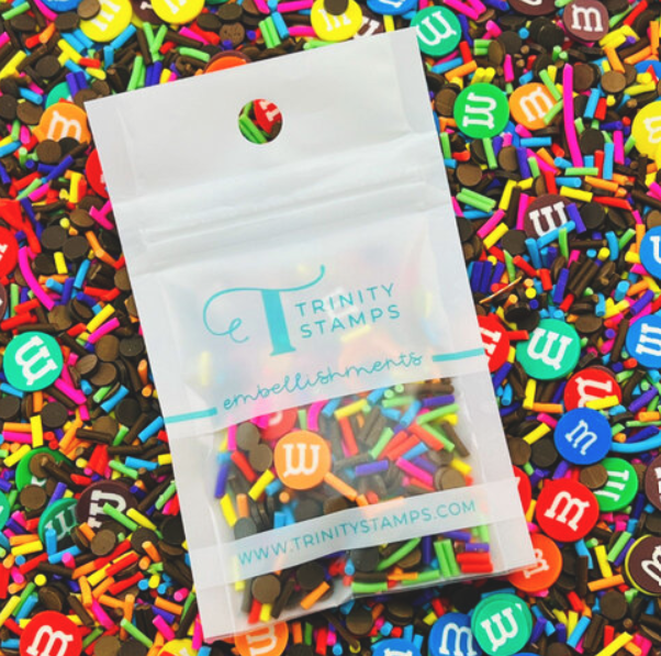 Trinity Stamps Chocolate Candy Overload Embellishments