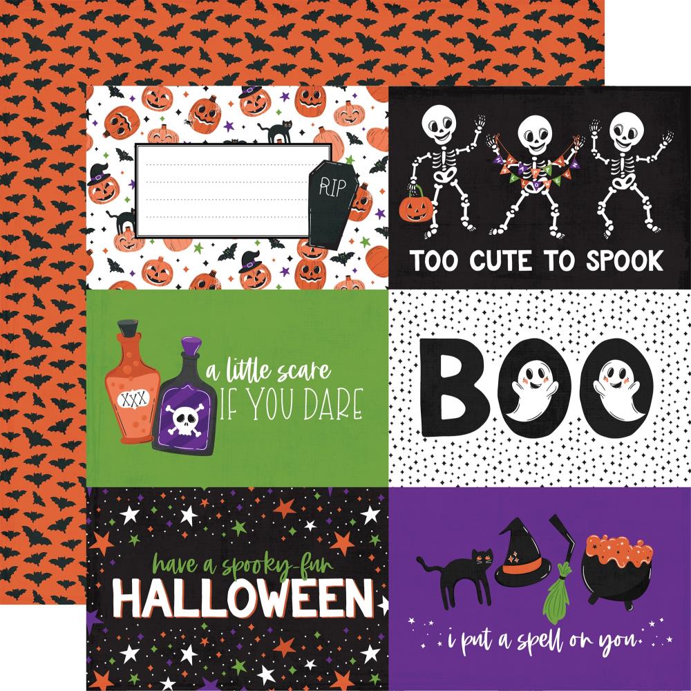Echo Park Ghosts & Goblins 6X4 Journaling Cards