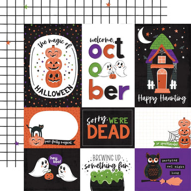 Echo Park Ghosts & Goblins Multi Journaling Cards