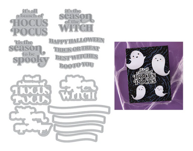 Hero Arts Spooky Season BetterPress + Foil & Die Set From the Hocus Pocus Collection
