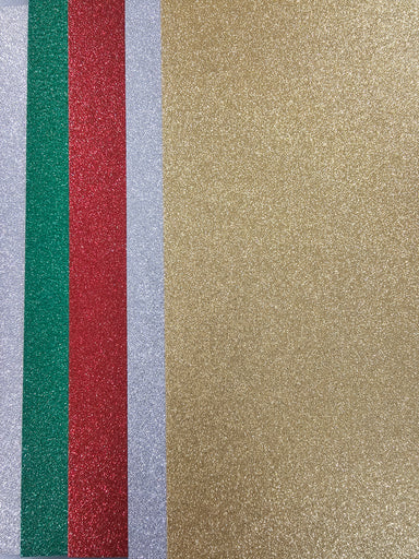 Glitter Cardstock Holiday Bundle (5 Sheets)