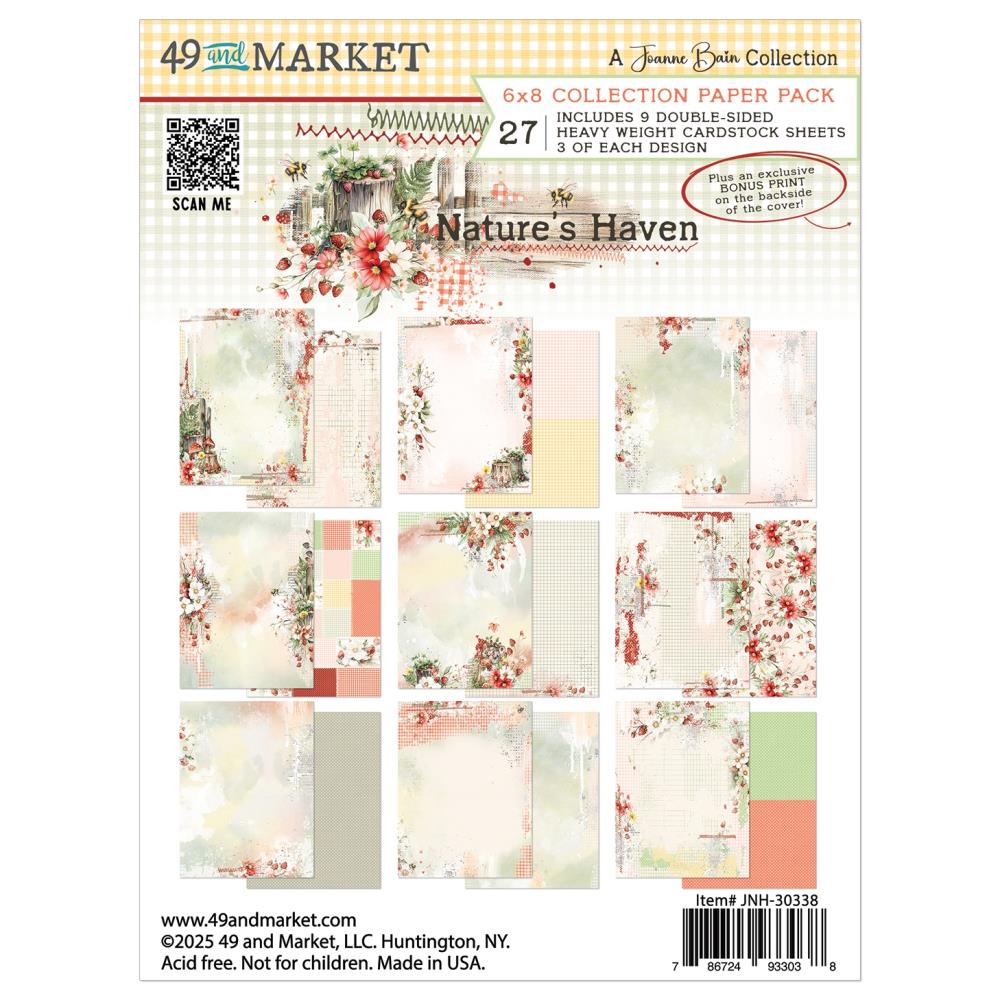 49 and Market Nature's Haven 6X8 Collection Paper Pack