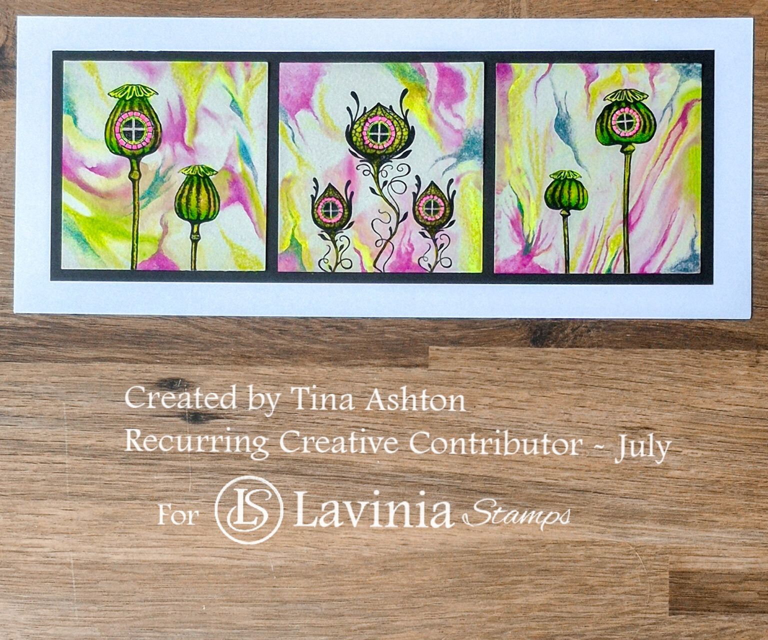 Lavinia Poppy Dwelling Clear Stamp