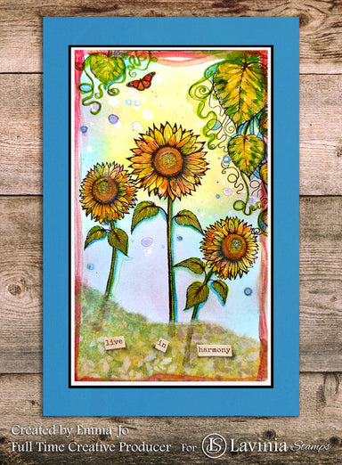 Lavinia Sunflower 2 Clear Stamp