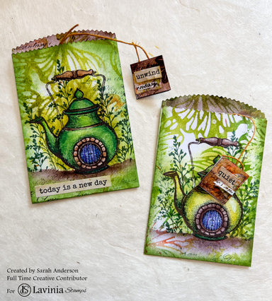 Lavinia Tea Leaf Dwelling Clear Stamp