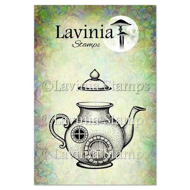 Lavinia Teapot Cottage Clear Stamp