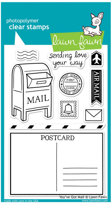 Lawn Fawn You've Got Mail Stamp