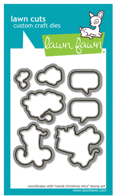 Lawn Fawn Sweet Christmas Mice Dies